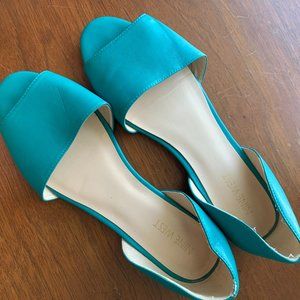 Nine West Turquoise Slides